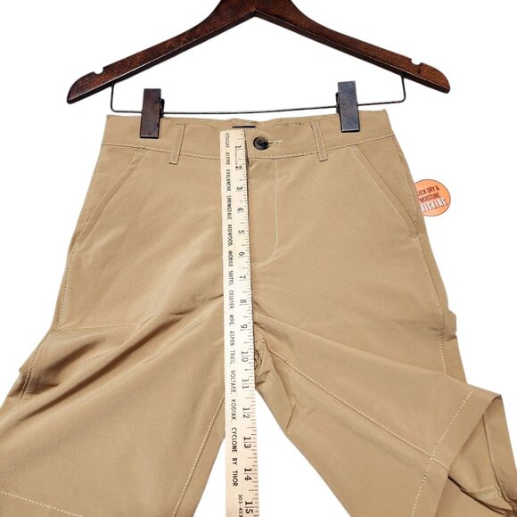 The Children's Place Boys Uniform Quick Dry‎ Chino Shorts Tan Size 10 NEW - Picture 7 of 11